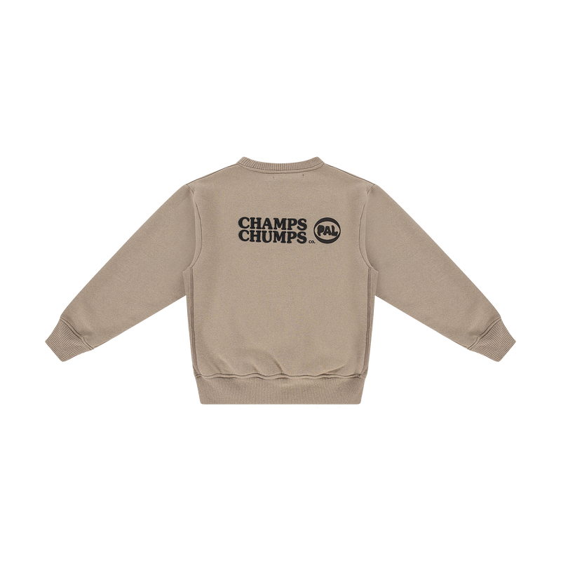 Champs Or Chumps Pocket Crewneck Clay