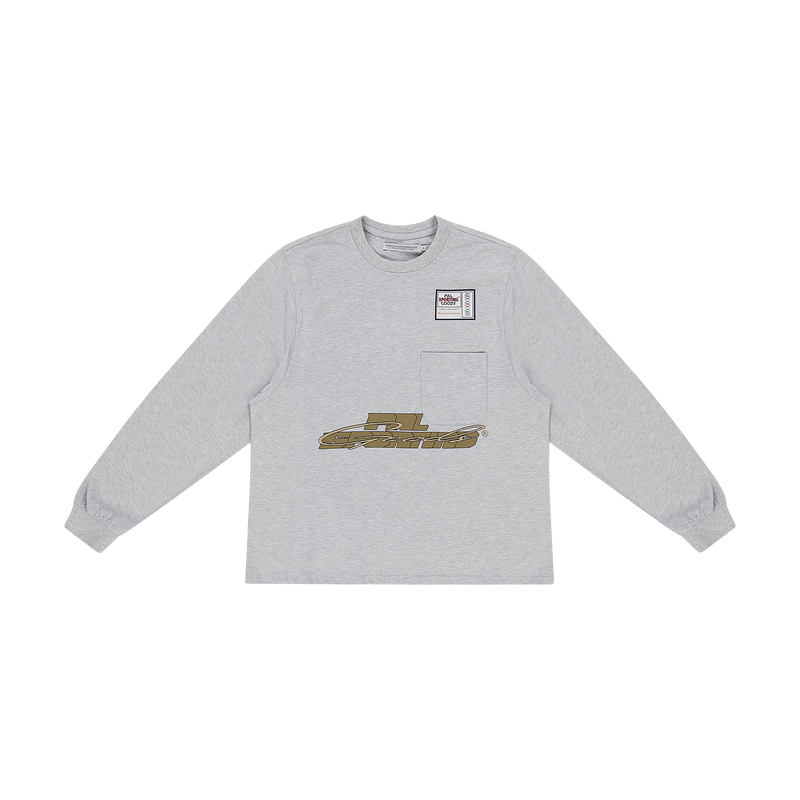 Rip It Up Longsleeve Light Gray Marl