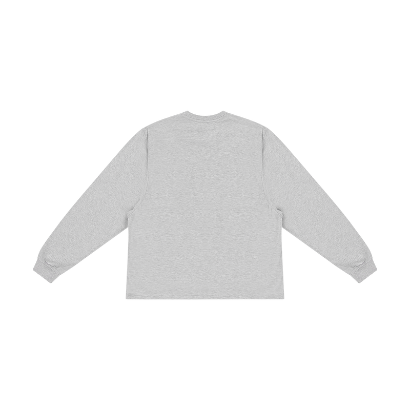 Rip It Up Longsleeve Light Gray Marl