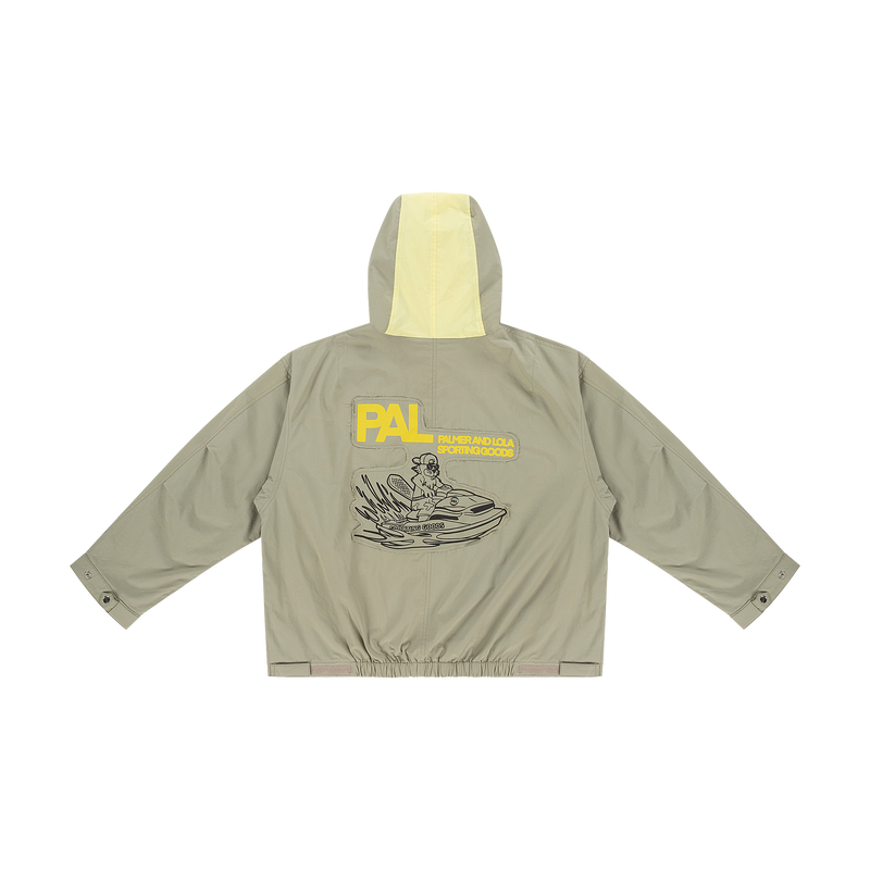 River Hooded Jacket Desert Sage