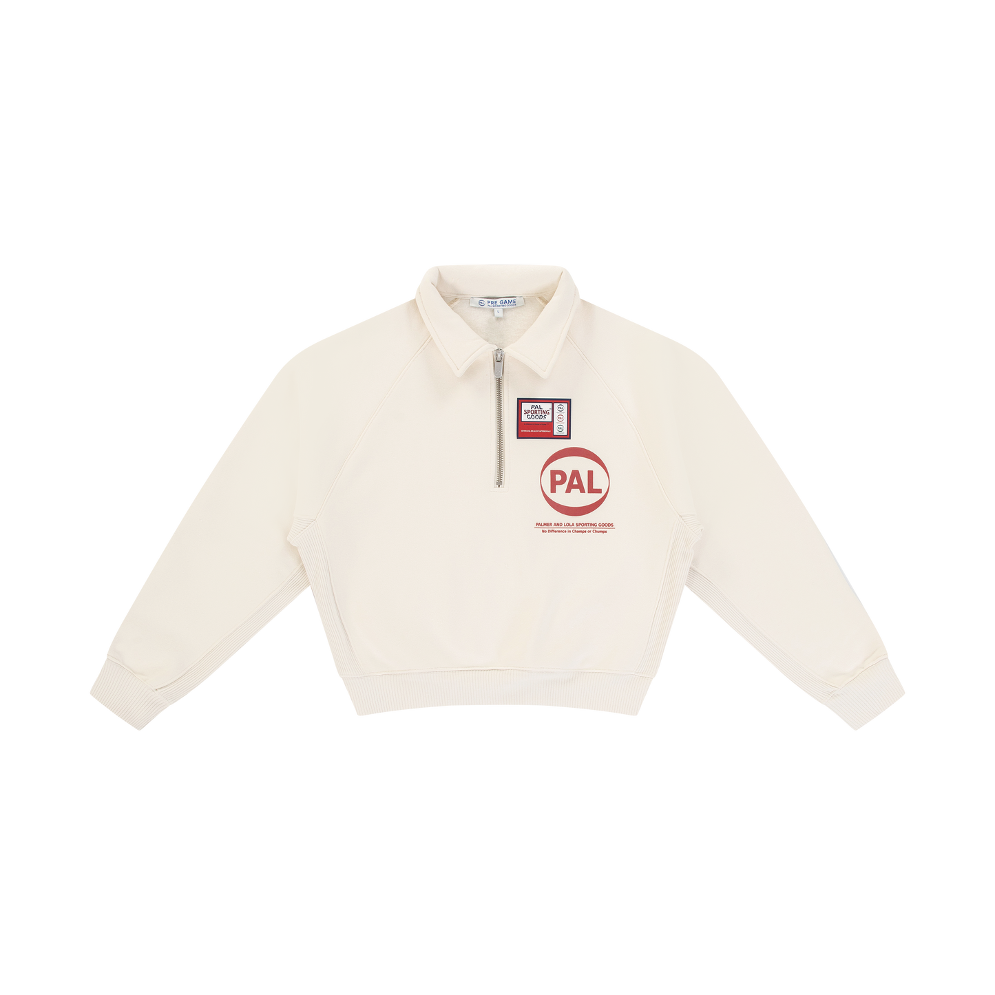 Women's Pre Game Half Zip Marshmallow