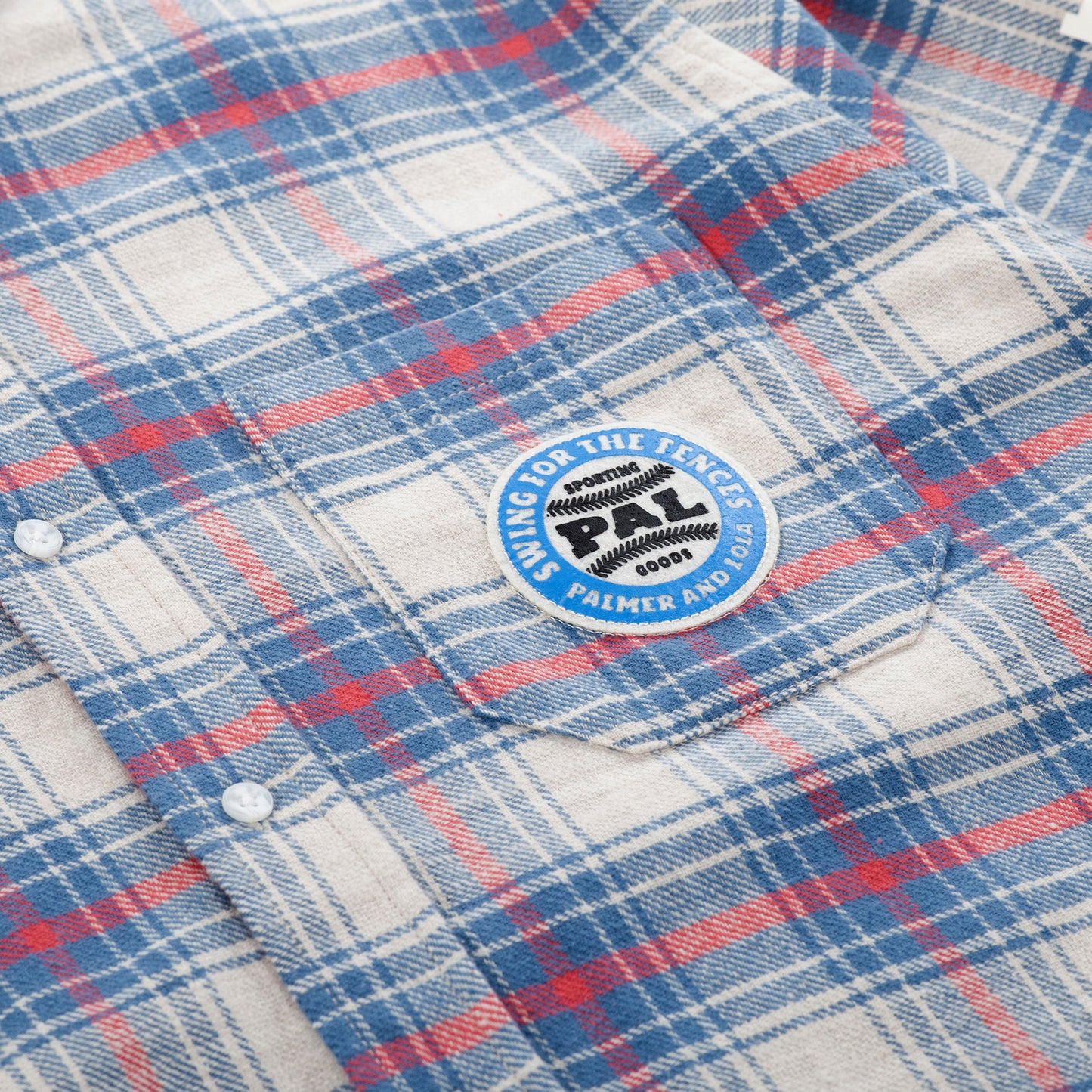 Swing for the fences flannel