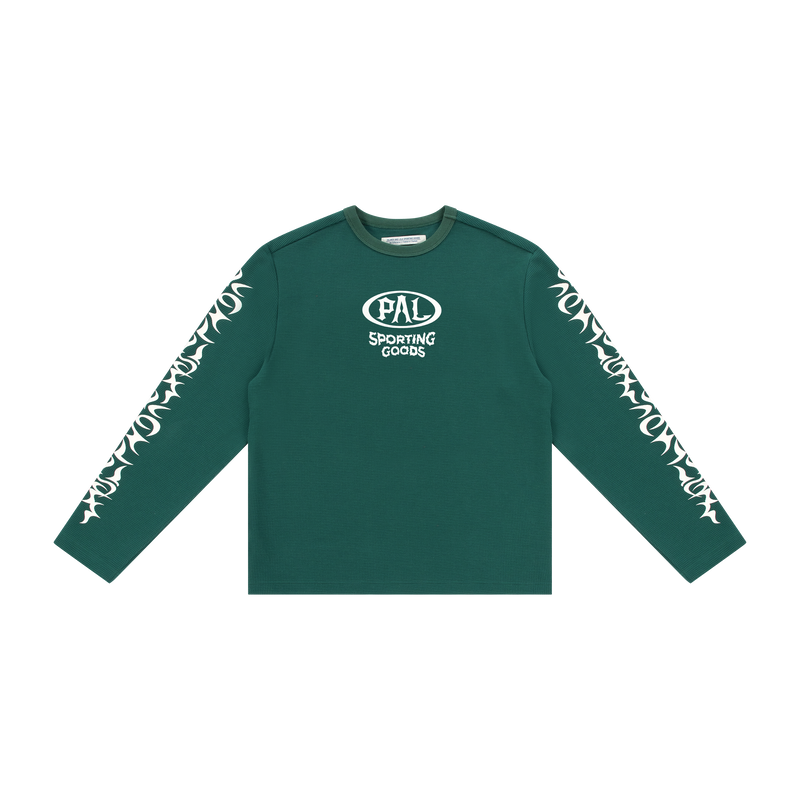 Racing wheels longsleeve waffle knit