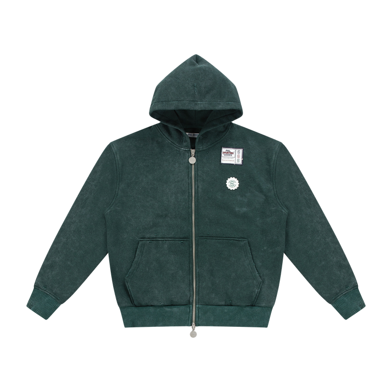 The Brando Full Zip Hoody Myrthle