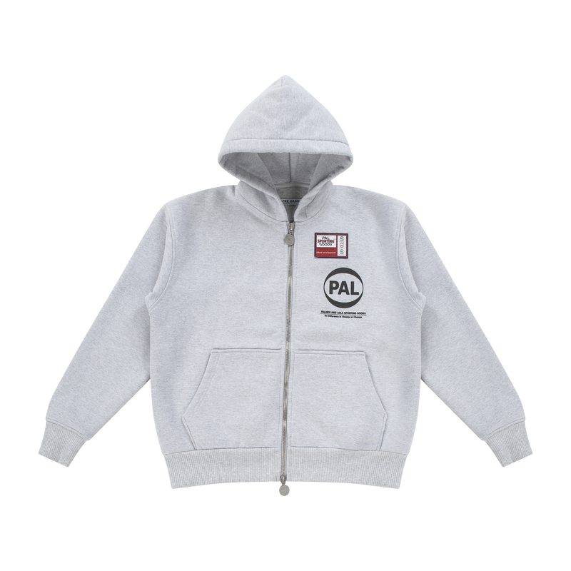 Pre Game Full Zip Hoody Light Gray Marl