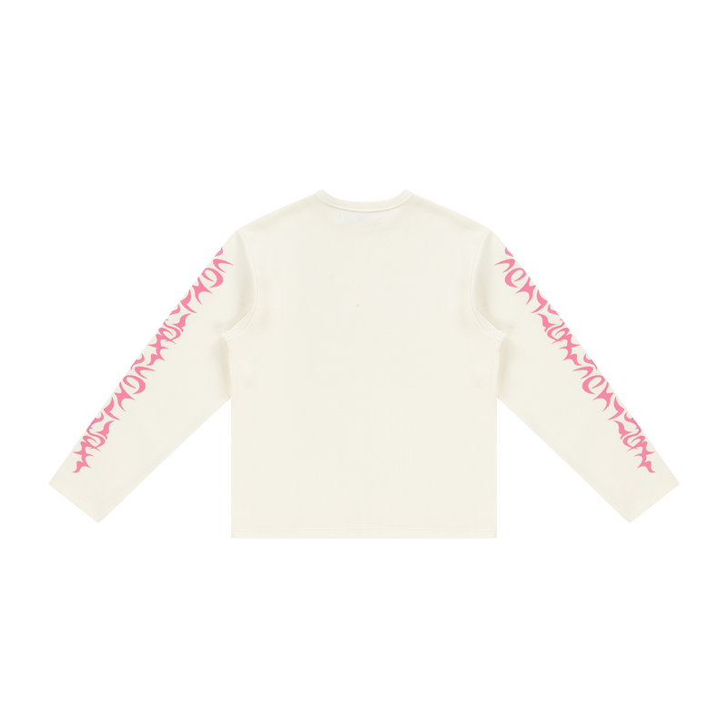 Racing wheels longsleeve waffle knit