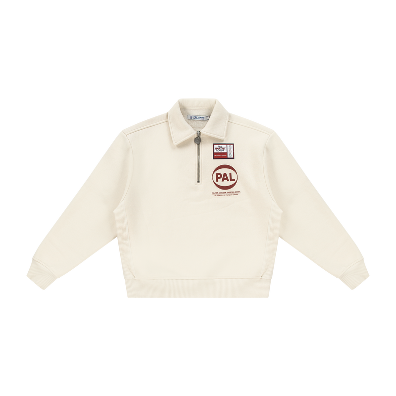 Pre Game Half Zip Marshmallow