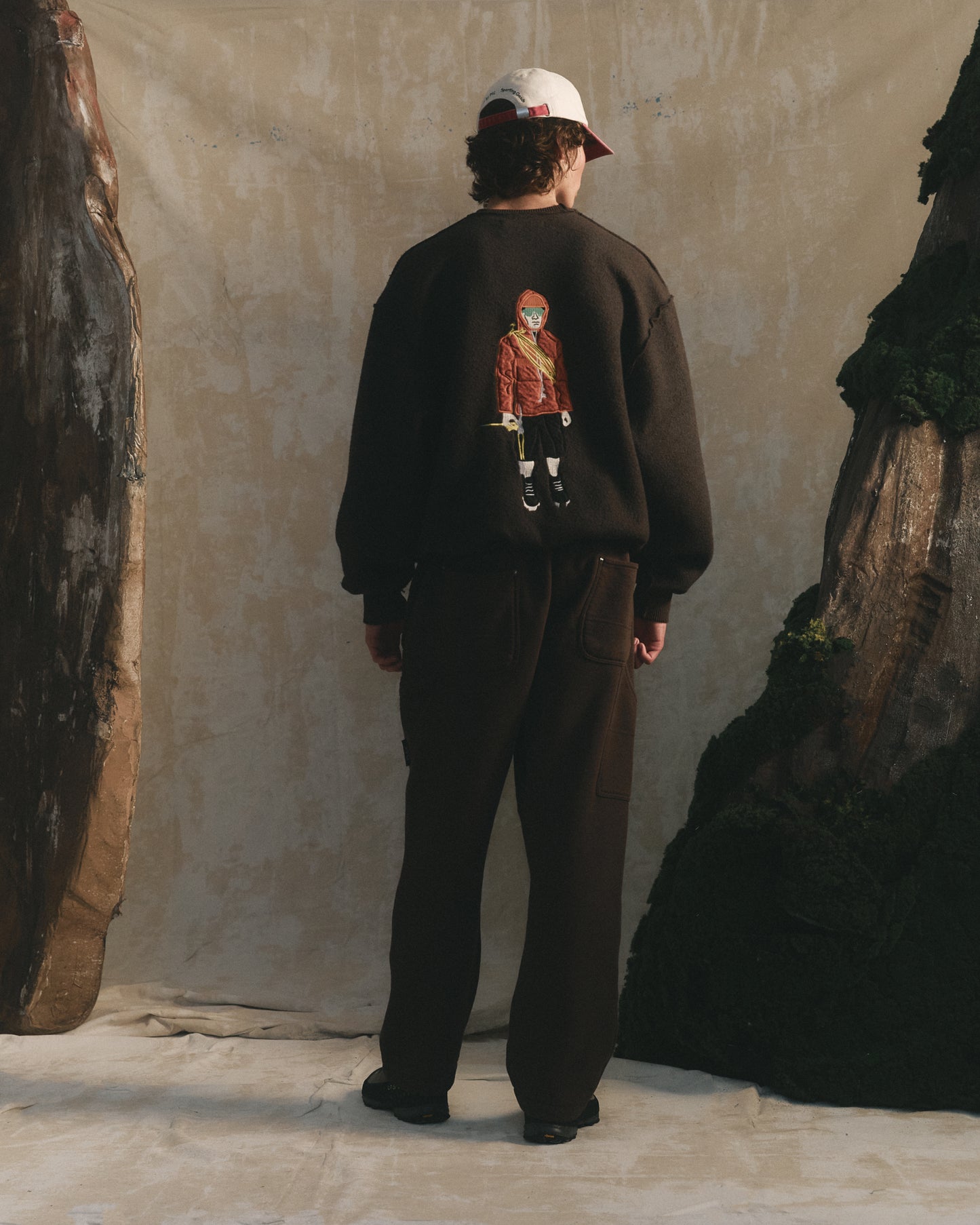 CFA Inside Out Crewneck Deep Brown