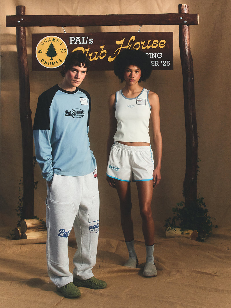 Rec League Womens Shorts Marshmallow Blue