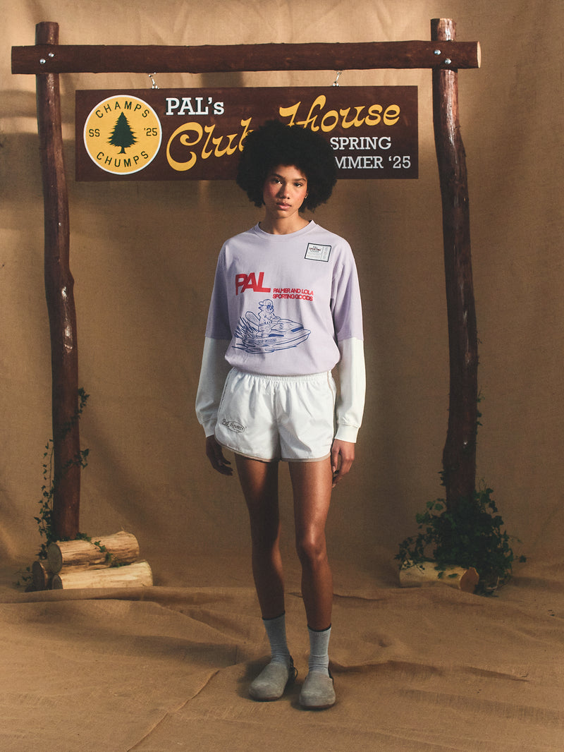 River Rats Double Sleeve Longsleeve  Lilac Hills