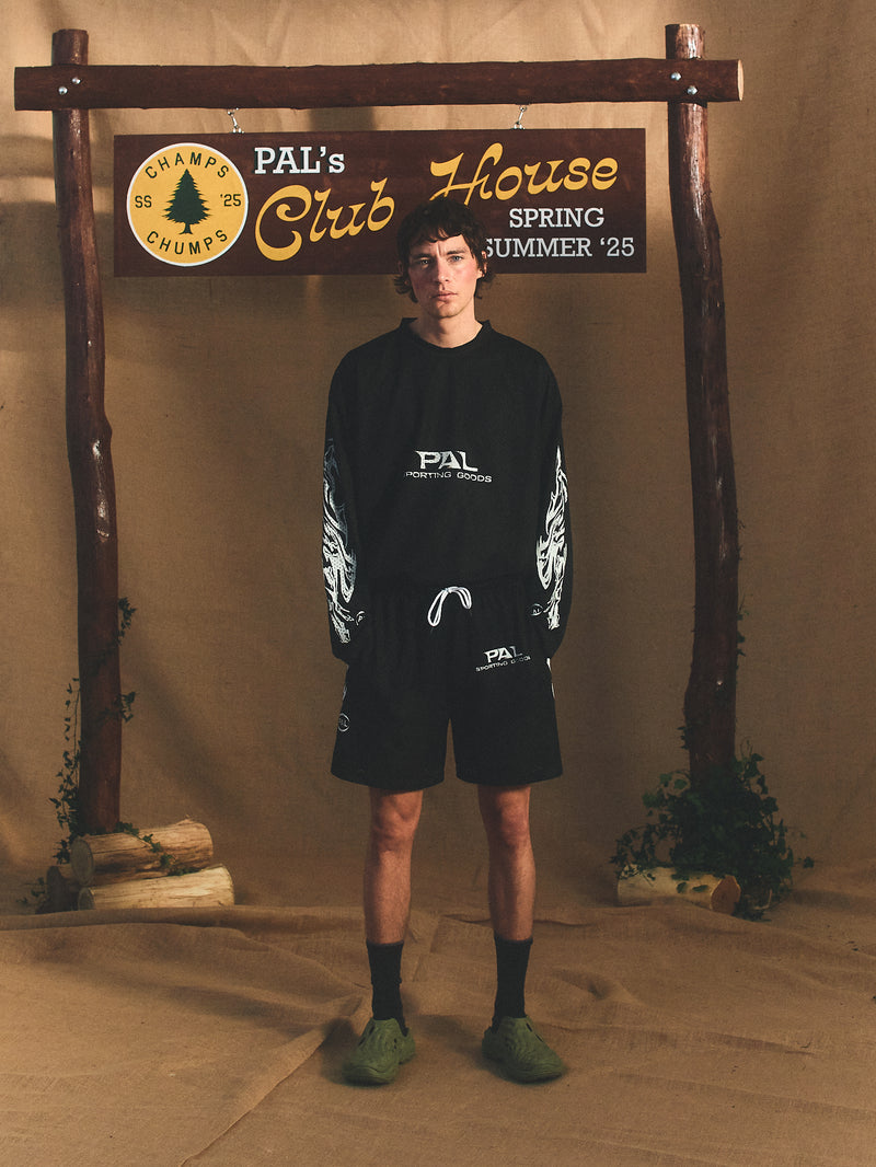 Ripple Mesh Longsleeve Caviar