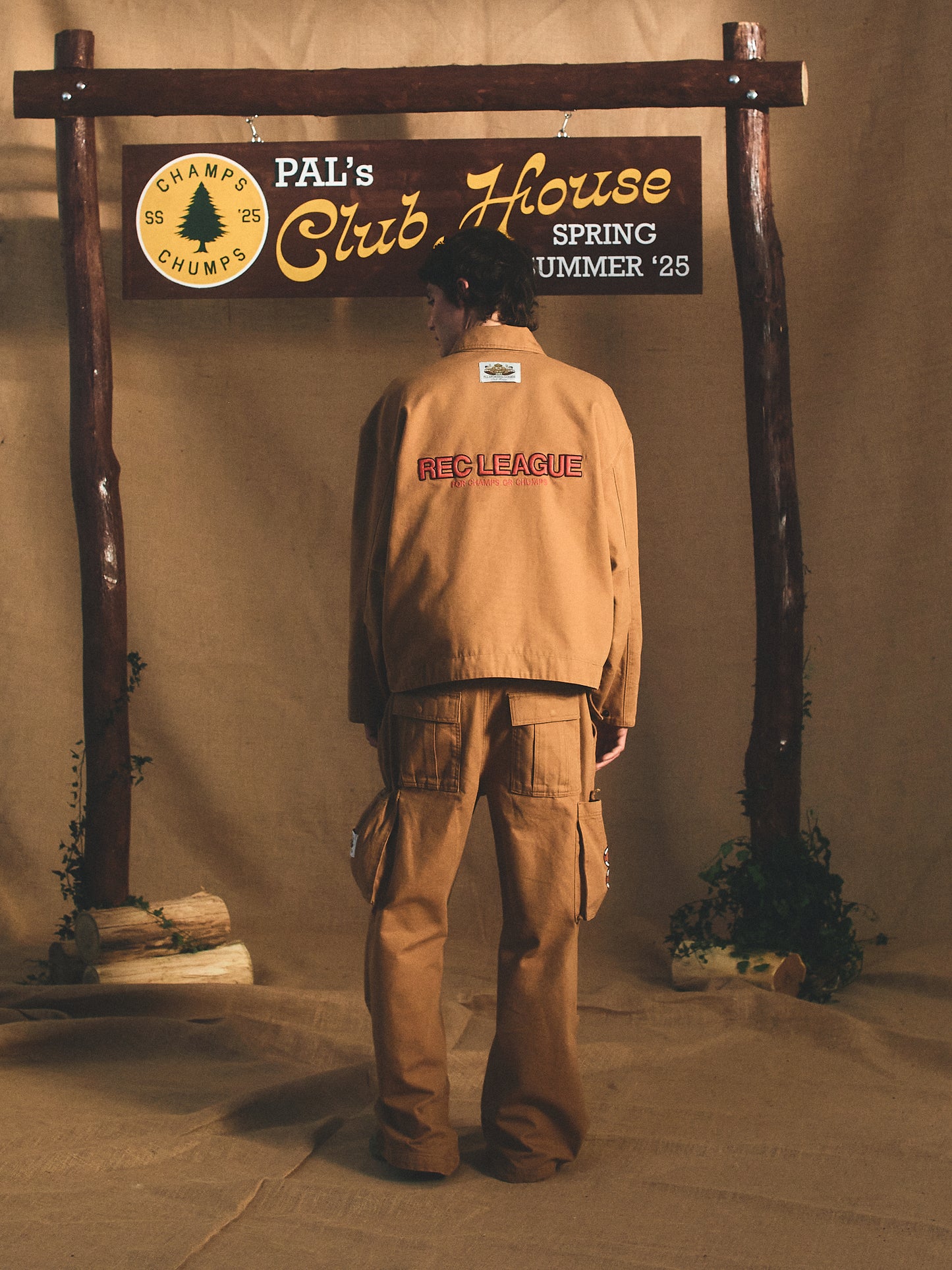 Collective Cargo Pants Wood Ash