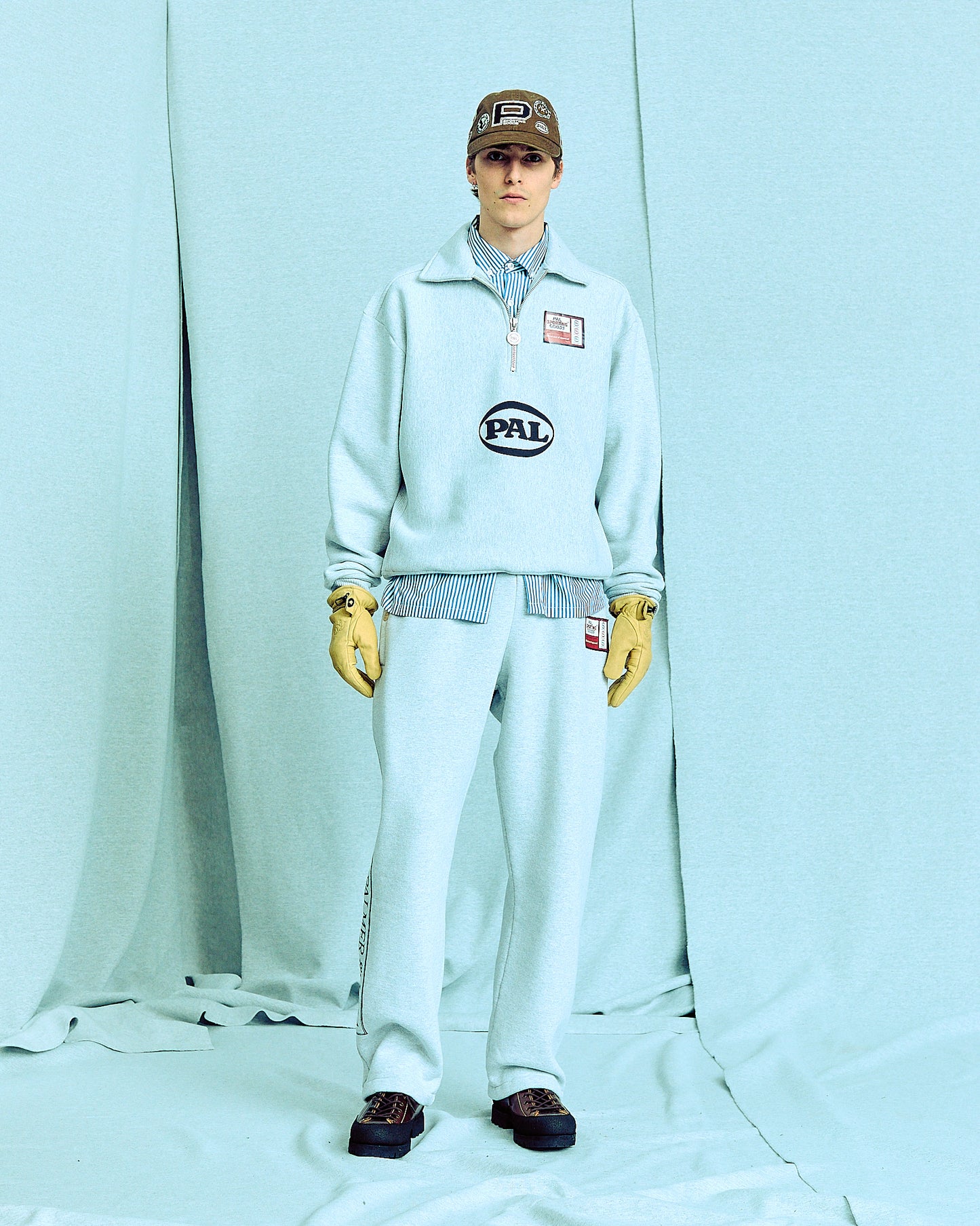 Alpino Half Zip Light Gray Marl