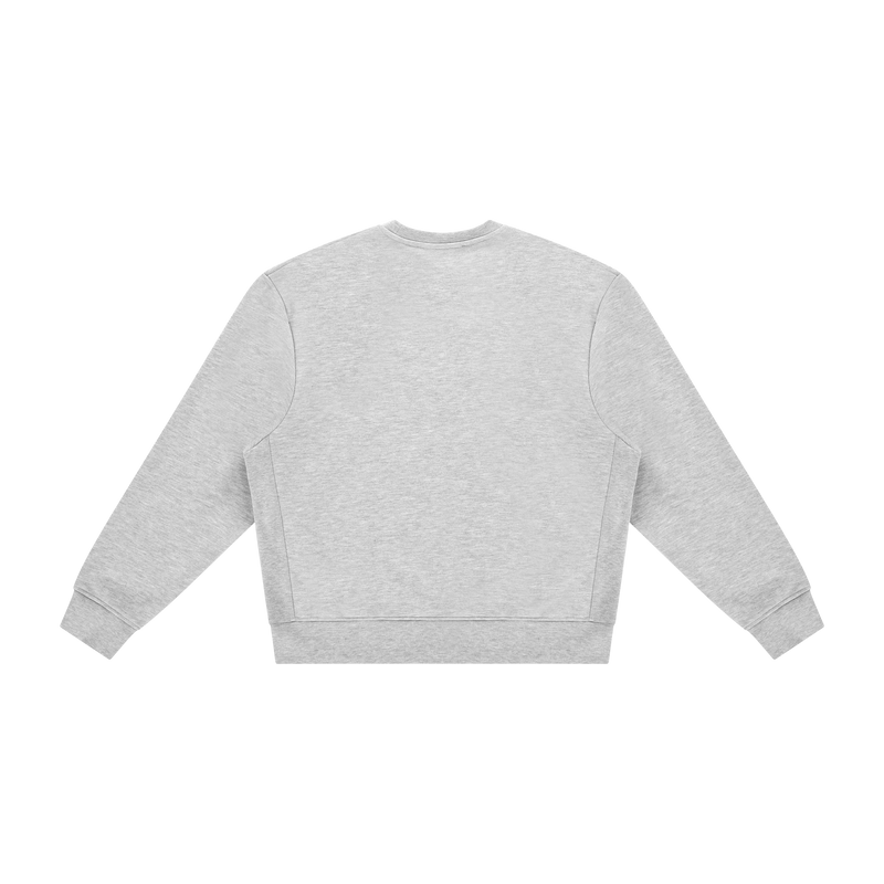 Pre Game Crewneck Light Gray Marl