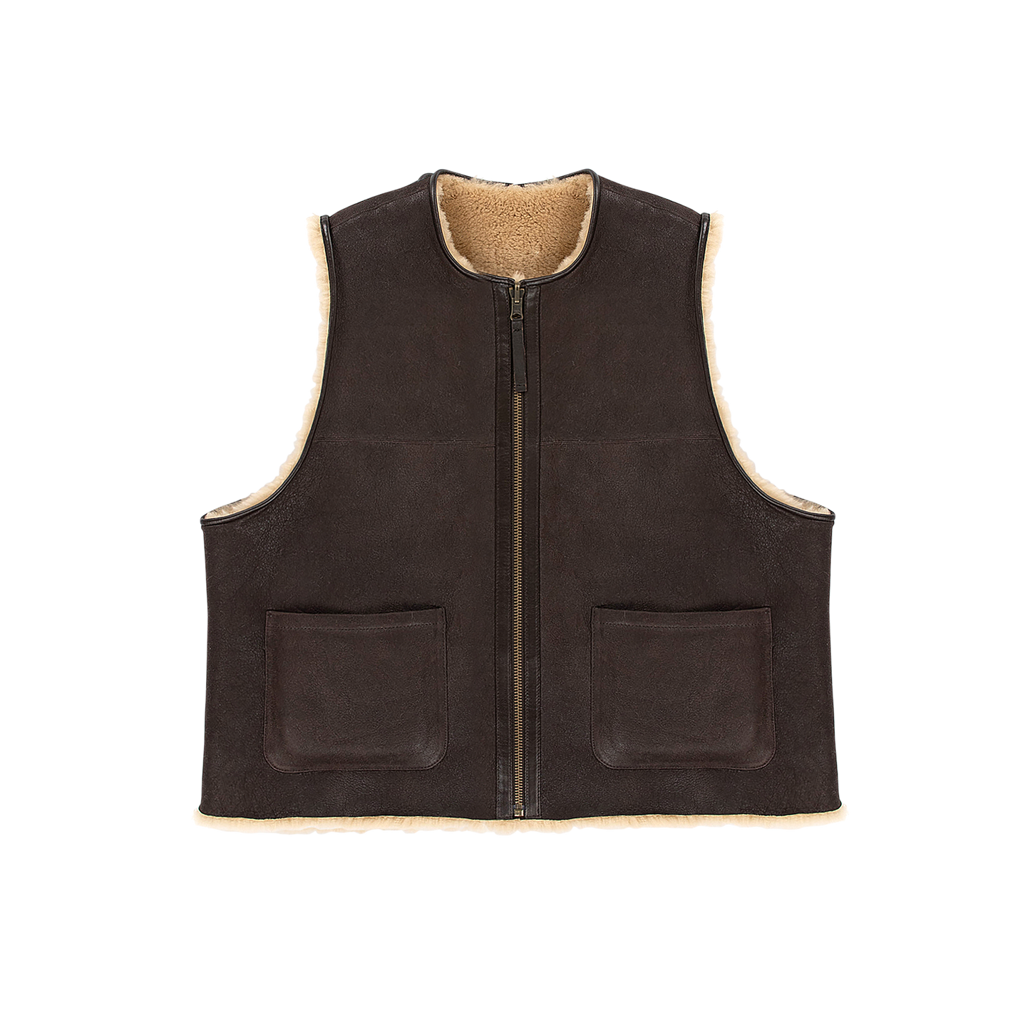 Wolds Shearling Riding Vest