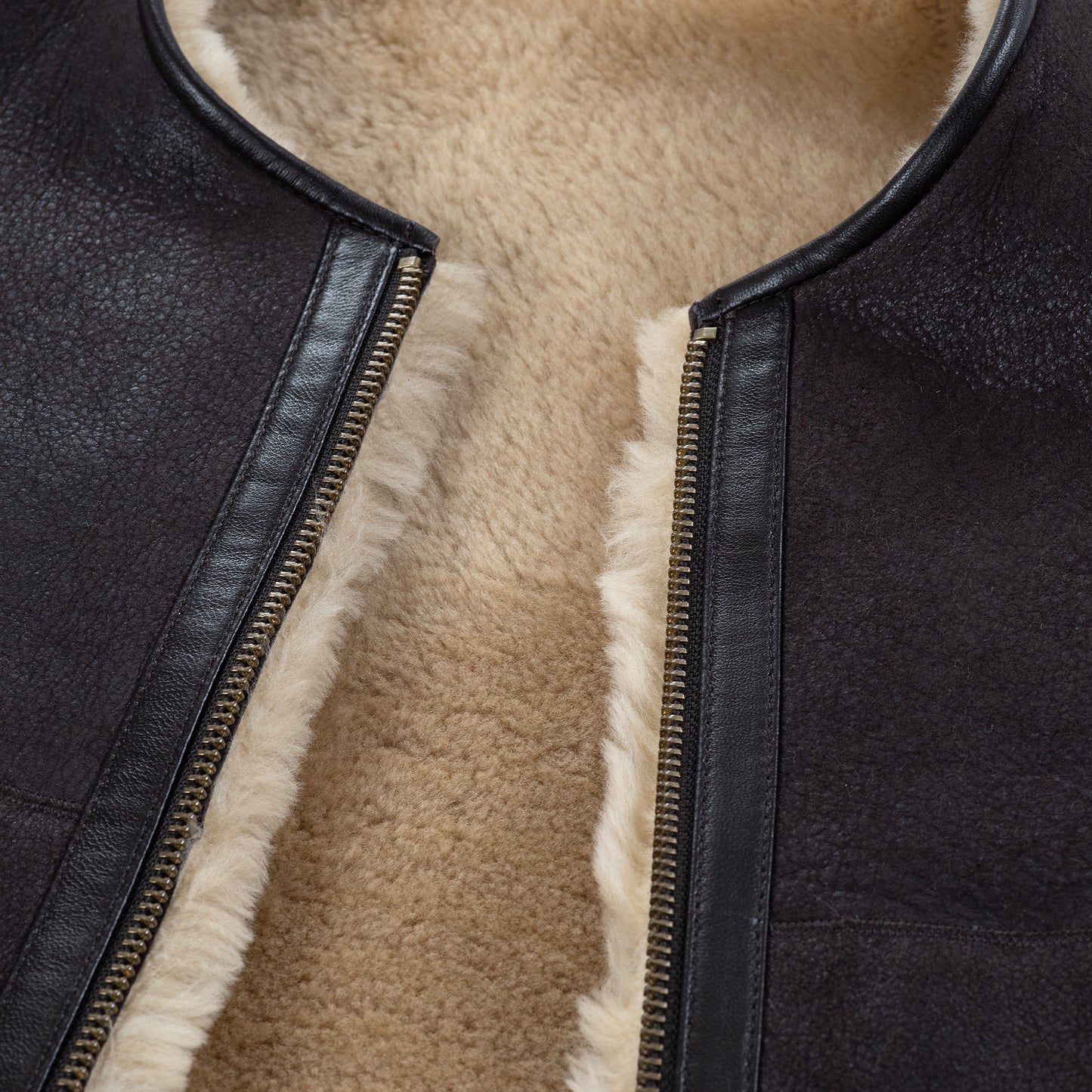 Wolds Shearling Riding Vest