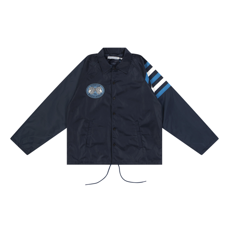 A Pint Of Sheep Nylon Coach Jacket Maritime Blue