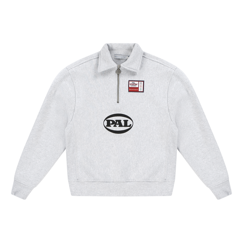 Alpino Half Zip Light Gray Marl