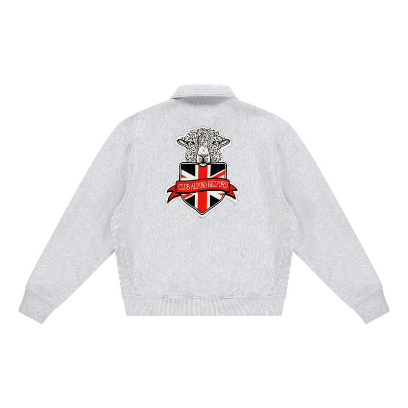 Alpino Half Zip Light Gray Marl