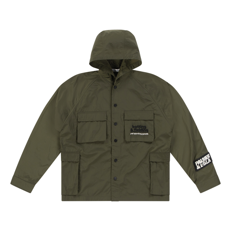 Batting & Fielding Hooded Overshirt Myrtle