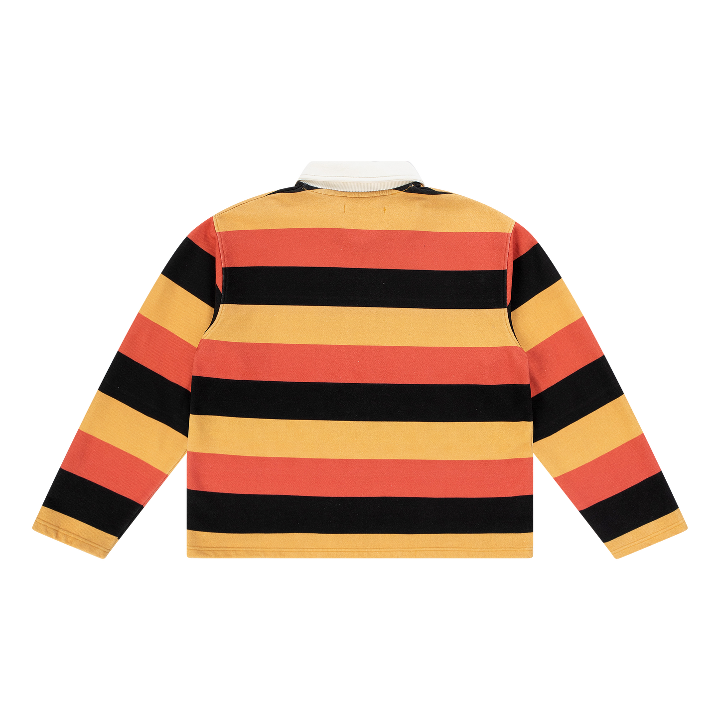 Batting & Fielding Striped Crewneck Polo Caviar Cranberry