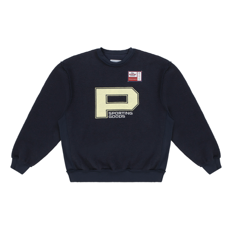 Boundary Inside Out Crewneck Martitime Blue