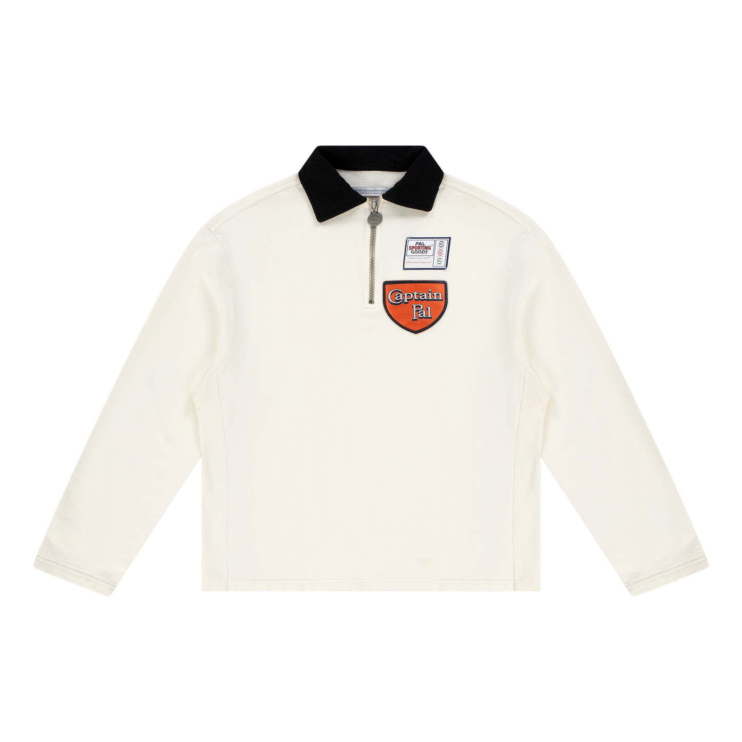 Captain Pal No Cuff Half Zip Marshmallow