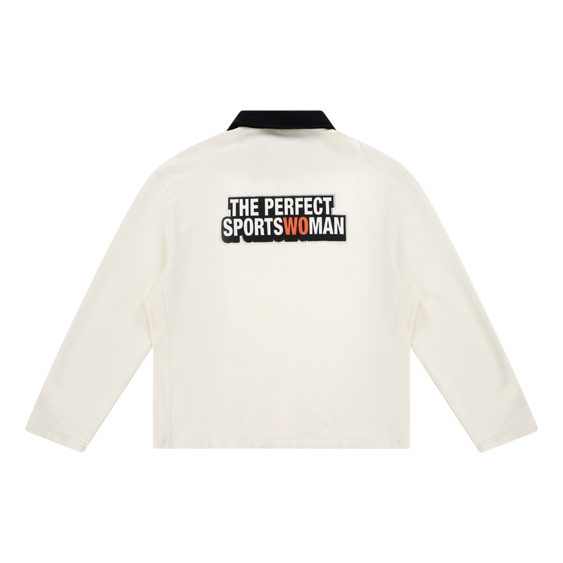 Captain Pal No Cuff Half Zip Marshmallow