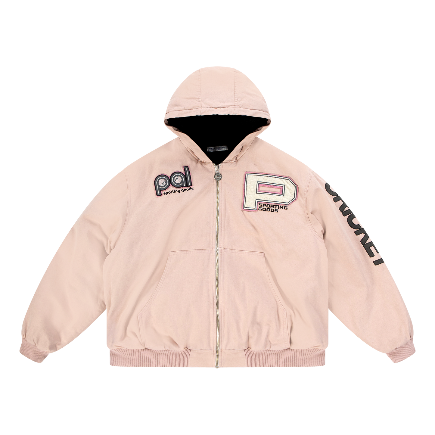 Maiden Full Zip Hooded Jacket Pale Mauve