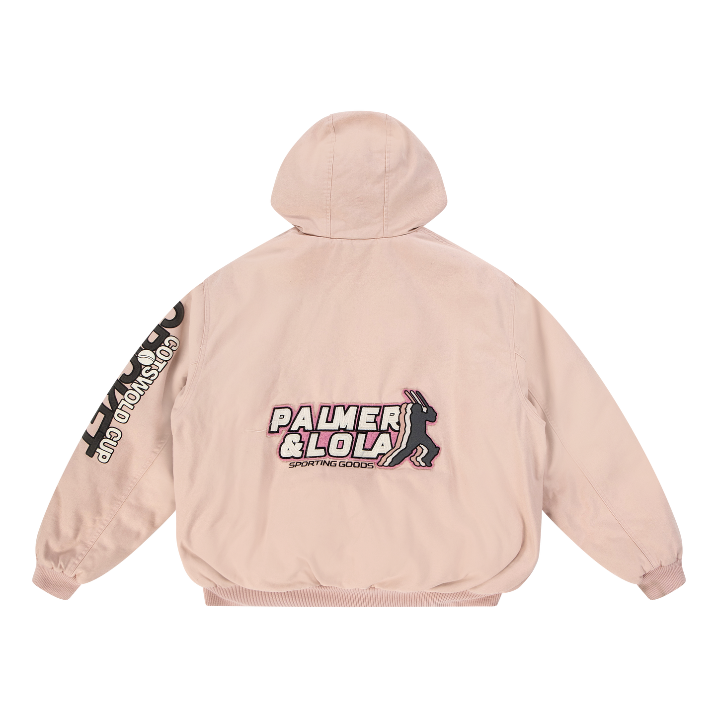 Maiden Full Zip Hooded Jacket Pale Mauve