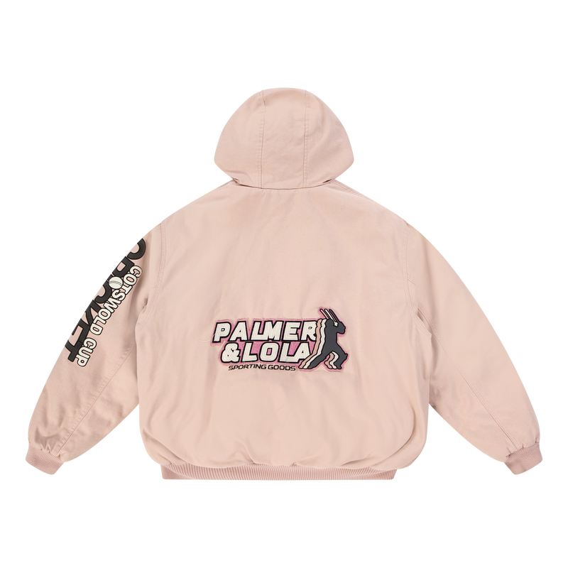 Maiden Full Zip Hooded Jacket Pale Mauve