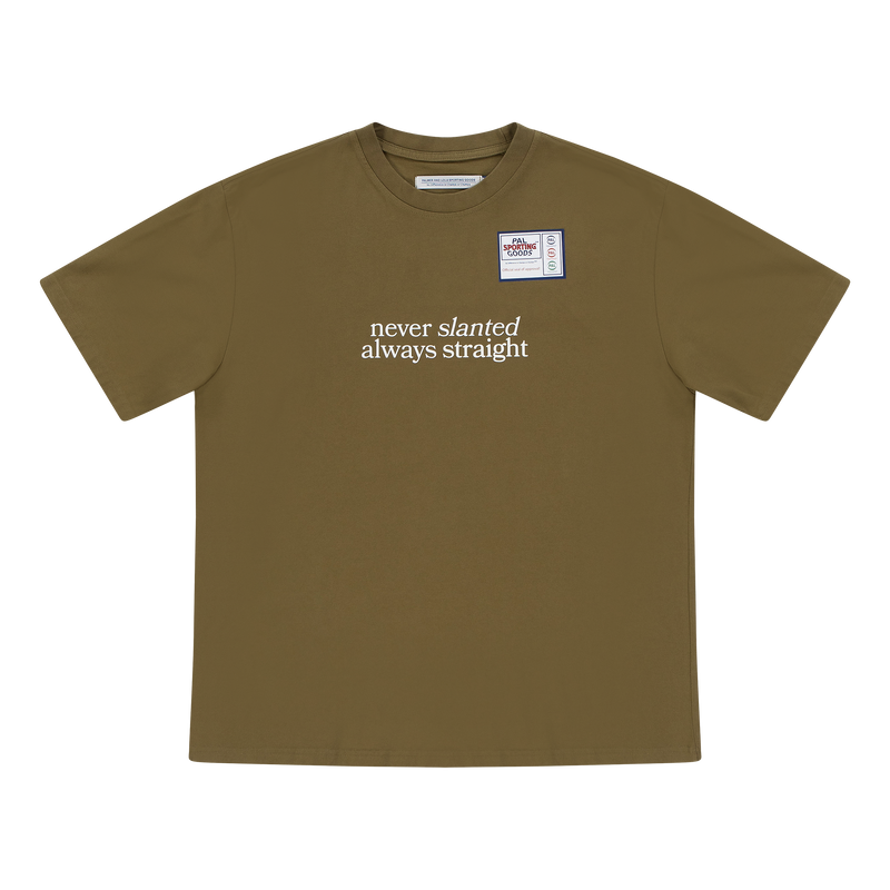 Never Slanted T-shirt Military Olive