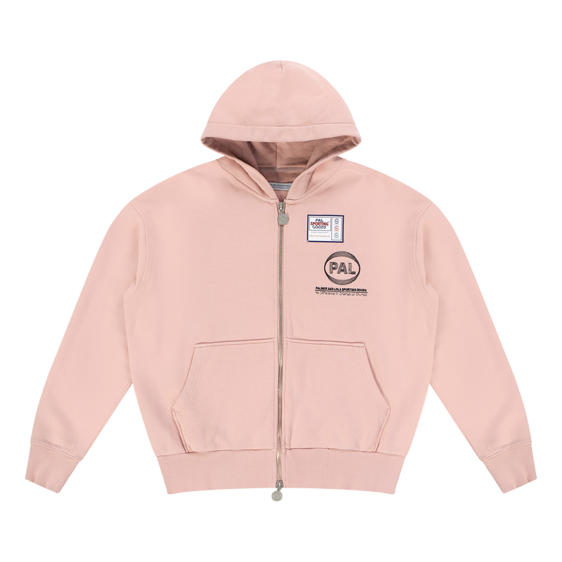 New Pre-Game 25 Full Zip Hoody Pale Mauve