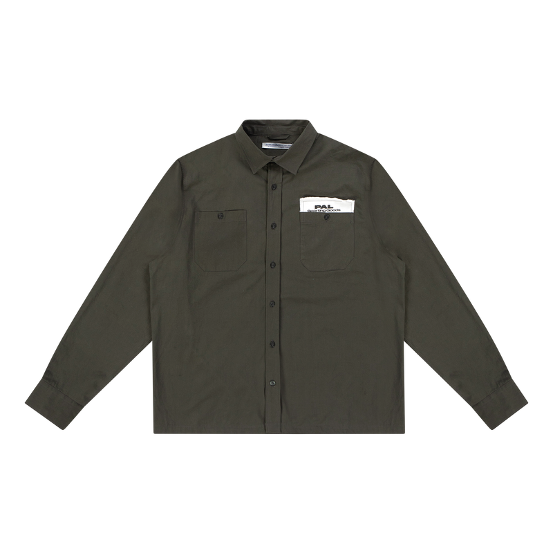 Passport Pocket Shirt Longsleeve Beluga