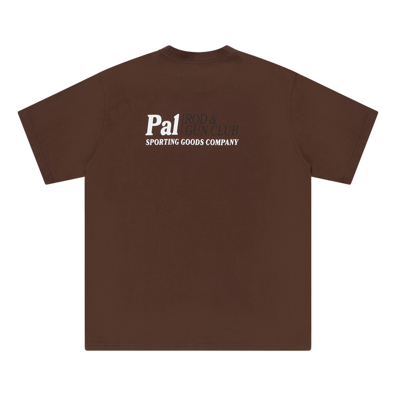 Rod & Gun Club Pocket T-shirt Deep Mahogany