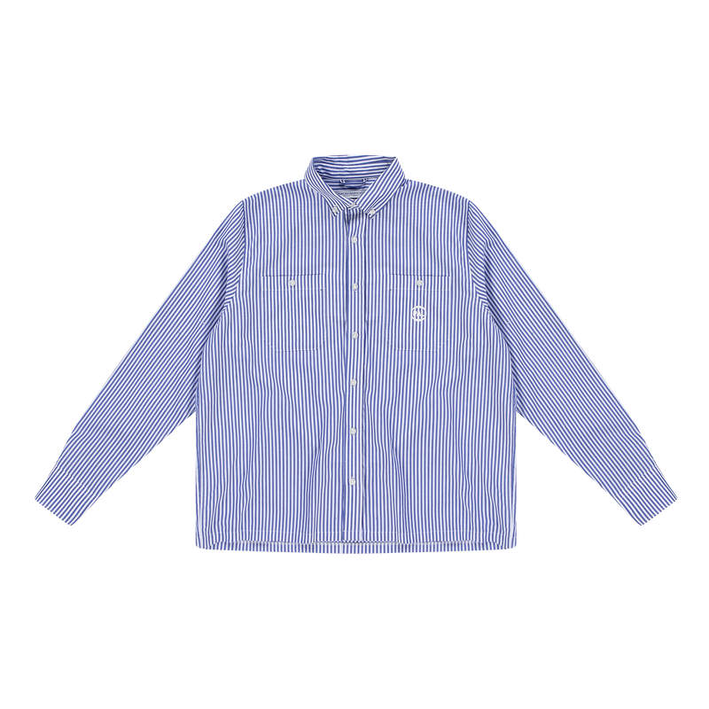 The Longest Yard Shirt Longsleeve Striped Blue