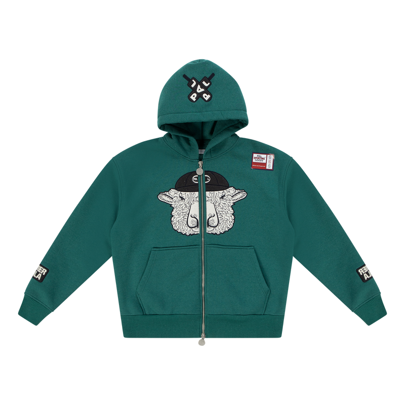 Wolds Full Zip Hoody Myrtle