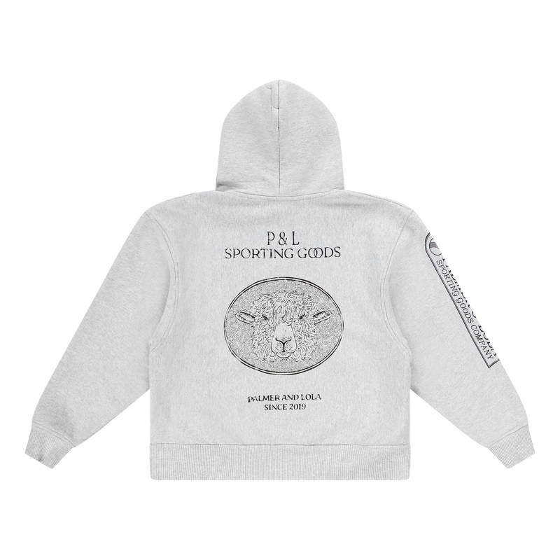 Wolds Hoody Light Gray Marl