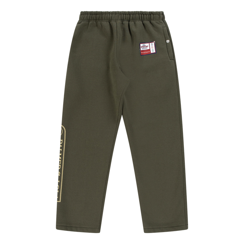 Wolds No cuff Sweatpants Military Olive