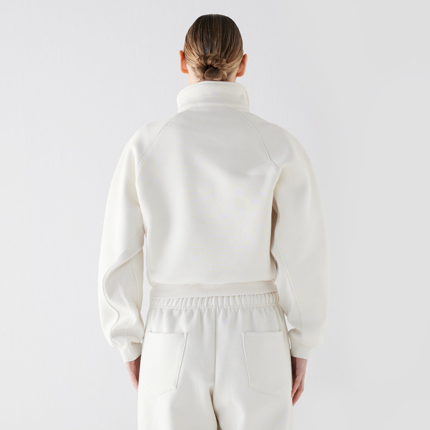 Women's Pre Game Half Zip Marshmallow