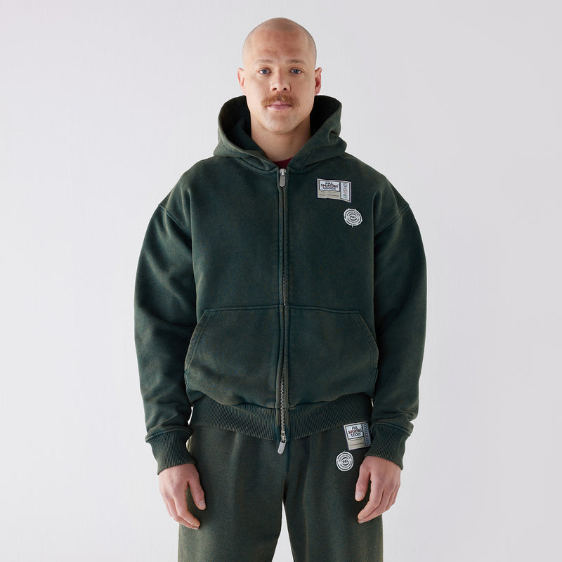 The Brando Full Zip Hoody Myrthle